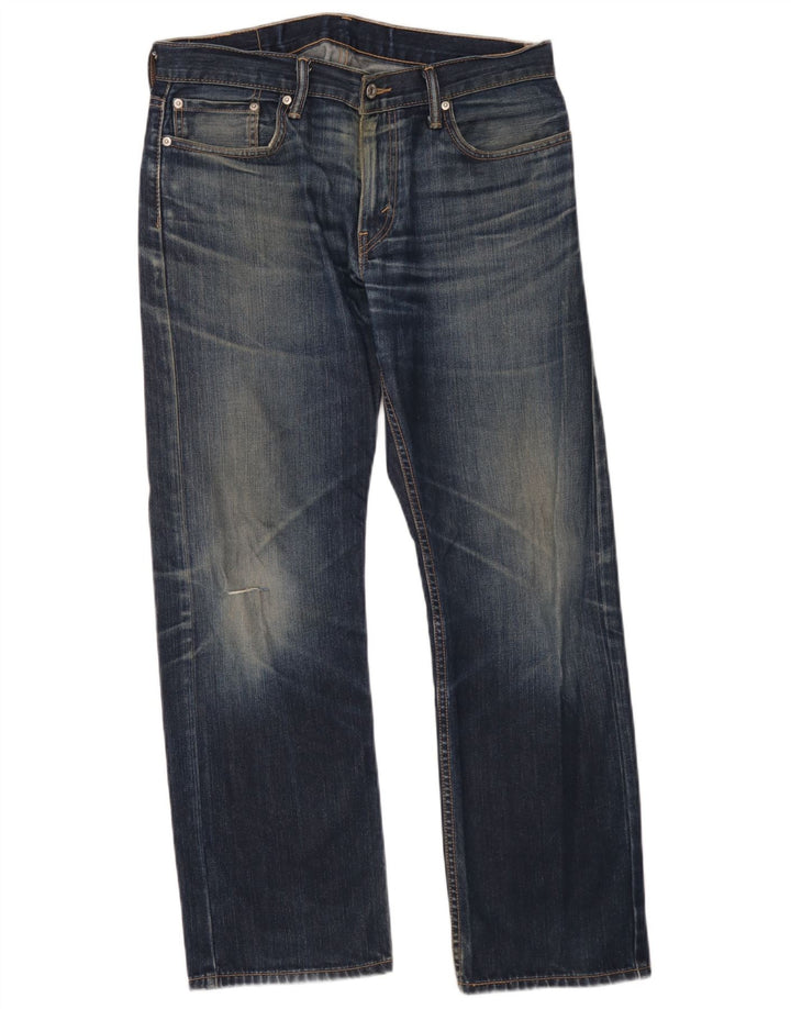 Levi's Hombre 514 Vaqueros Rectos W33 L30 Algodón Azul Marino