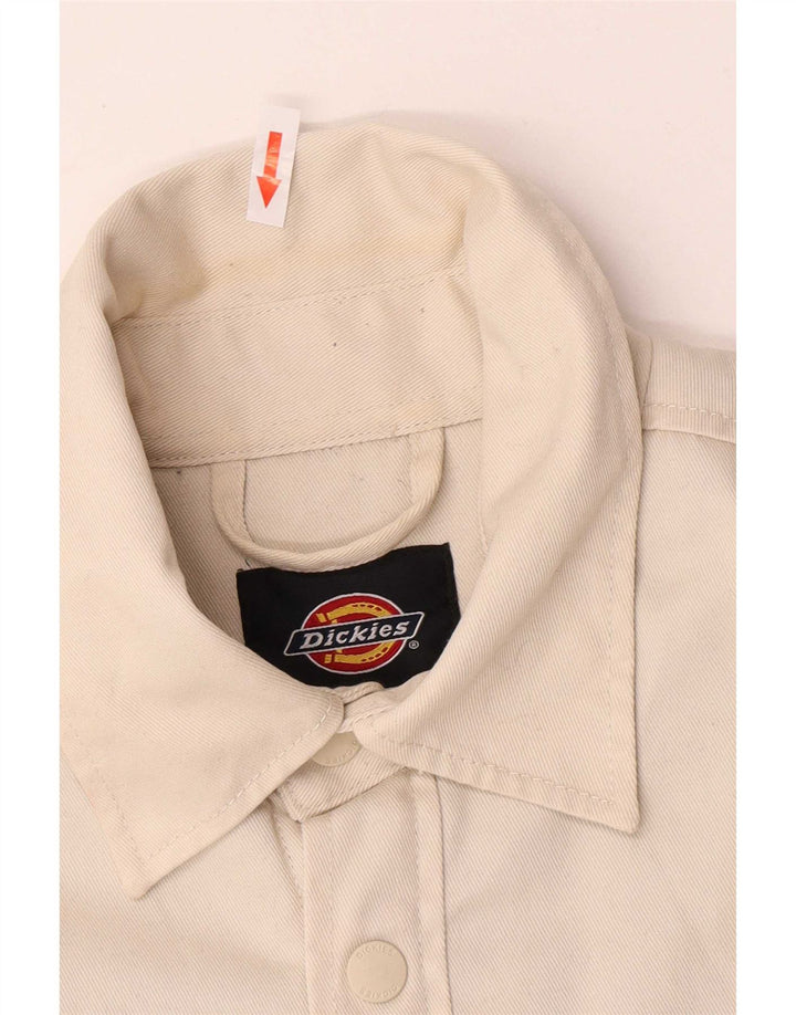 Dickies Chaqueta vaquera Sherpa para hombre UK 36 Small Beige Poliéster
