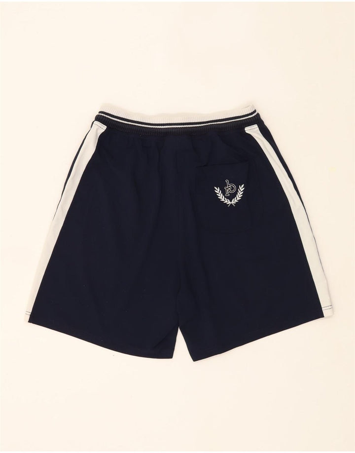 ROCCOBAROCCO Womens Sport Shorts IT 42 Medium  Navy Blue Colourblock Vintage Roccobarocco and Second-Hand Roccobarocco from Messina Hembry 