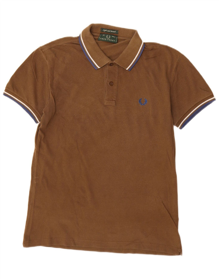 Fred Perry Polo Ligero Y Elástico De Algodón Marrón Medio Hombre