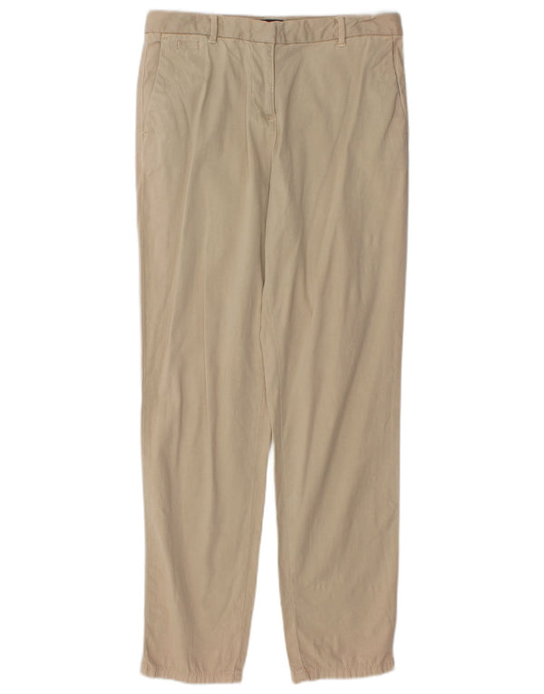 Marks & Spencer Pantalones chinos rectos para mujer UK 8 Small W28 L29 Beige