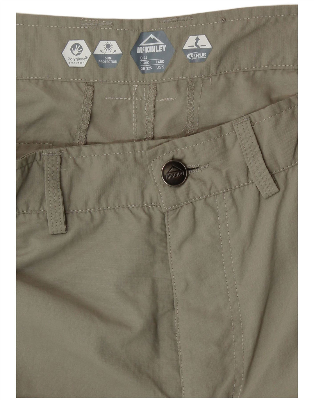 Pantalón Cargo Recto MC Kinley Hombre W32 L30 Poliamida Beige