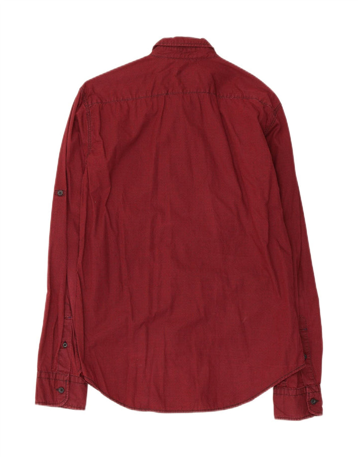 LEVI'S Camisa Slim Fit De Algodón Con Manchas Rojas Medianas