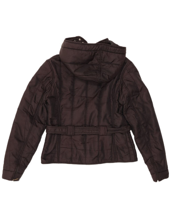 Refrigiwear Chaqueta cortavientos con capucha para mujer UK 46 Grande Poliamida negra