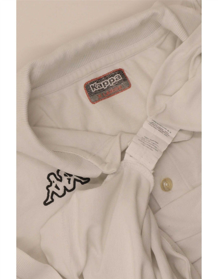 Kappa Polo Hombre XL Blanco Algodón