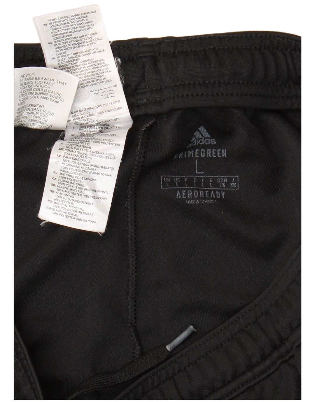 Adidas Hombre Aeroready Pantalones De Chándal Grande Negro Poliéster