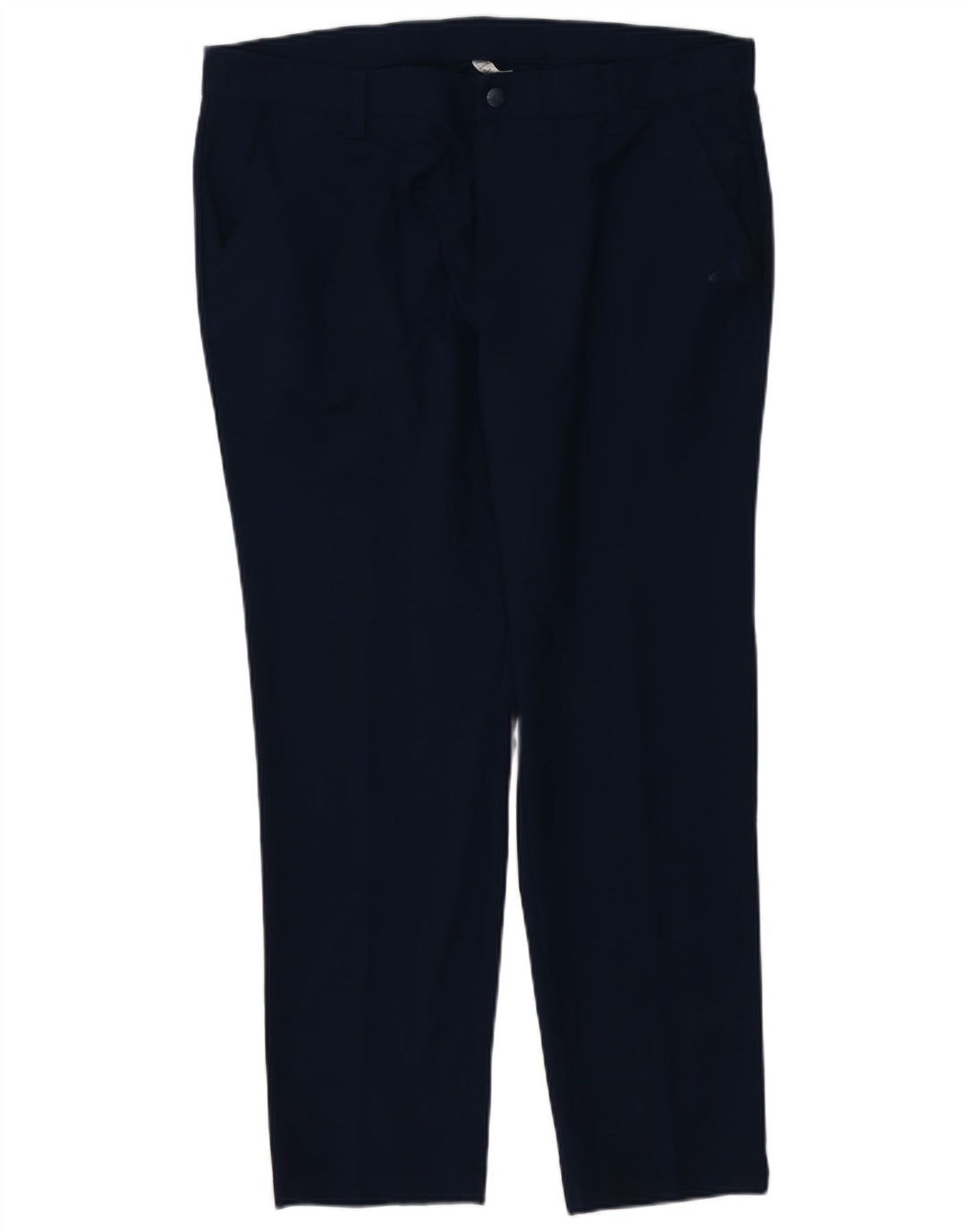 Pantalón chino recto ADIDAS para hombre W36 L30 Poliéster azul marino