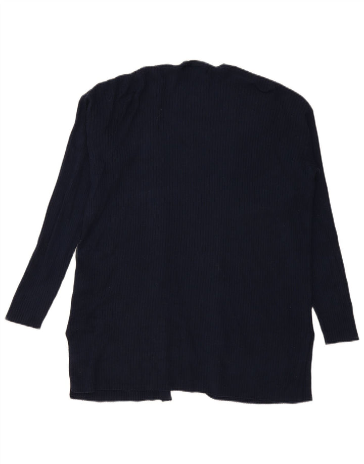 Marks & Spencer - Cárdigan largo para mujer, talla 40, tamaño mediano, azul marino
