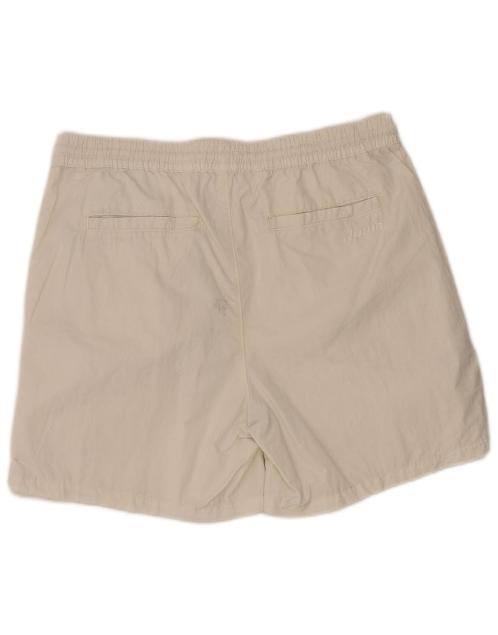 ZARA Hombre Shorts Cargo Large W32 Algodón Blanco