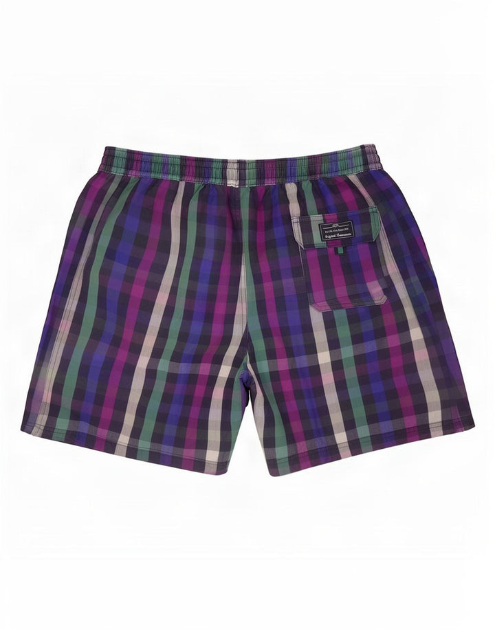 Marks & Spencer Bañador para Hombre de algodón a Cuadros Multicolor Grande