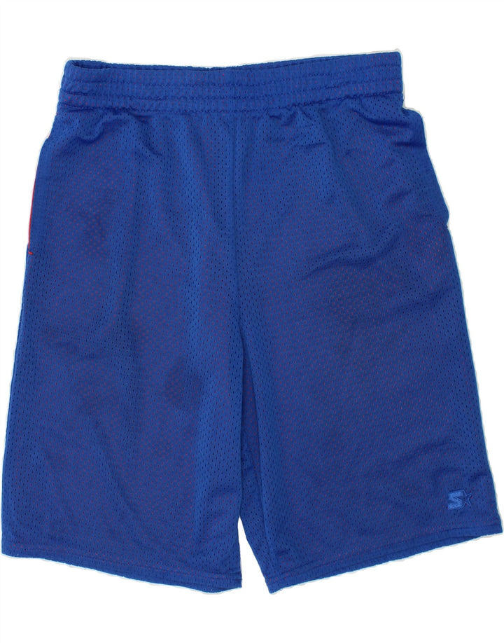 STARTER Boys Sport Shorts 10-11 Years Large Blue Polyester Vintage Starter and Second-Hand Starter from Messina Hembry 