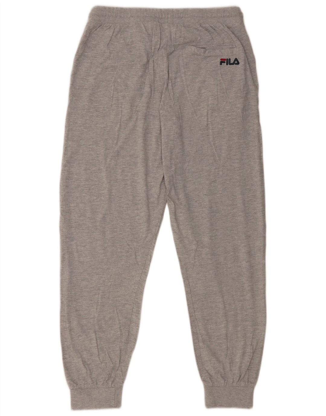 Fila Hombre Pantalones De Chándal Joggers Grande Gris Algodón