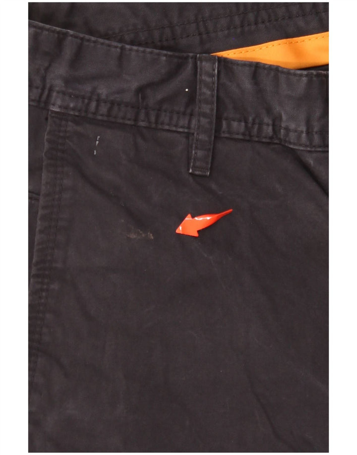 HUGO BOSS Pantalón chino de corte regular para hombre W32 L32 Algodón azul marino