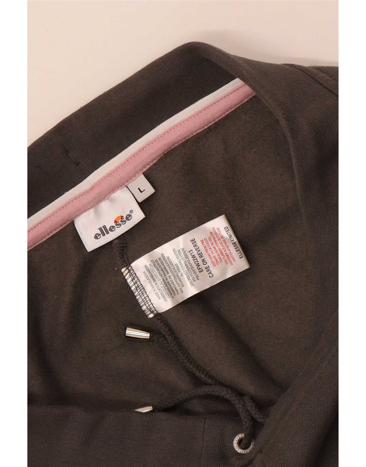 Ellesse Pantalones de chándal para mujer UK 44 Large Gris Algodón