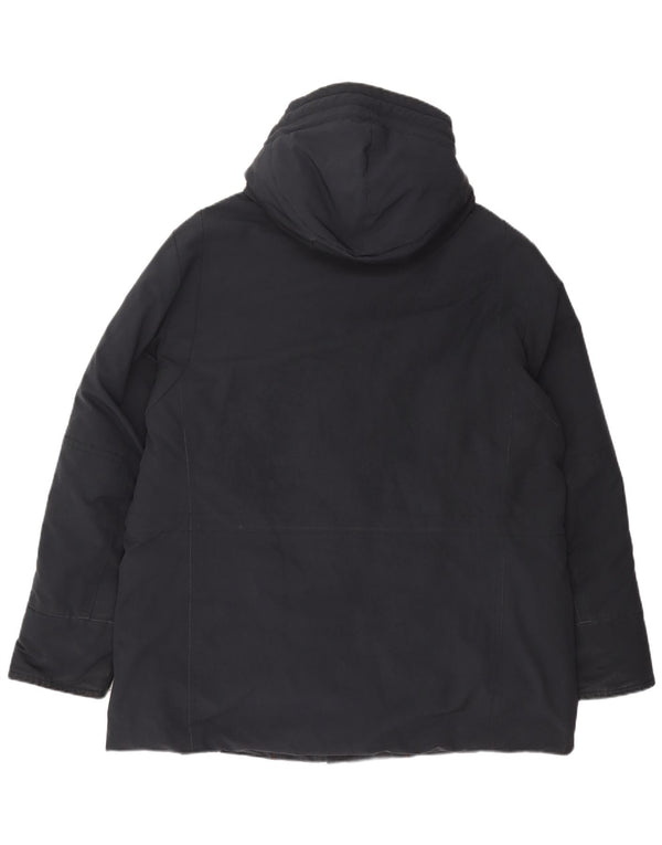PEUTEREY Chaqueta acolchada con capucha para hombre UK 44 2XL Azul marino Poliéster