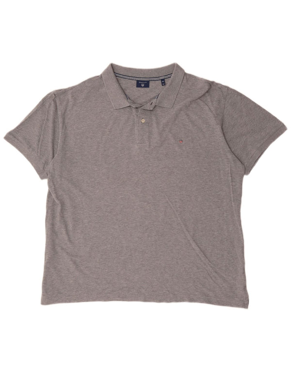 Gant Polo De Hombre 4XL Algodón Moteado Gris
