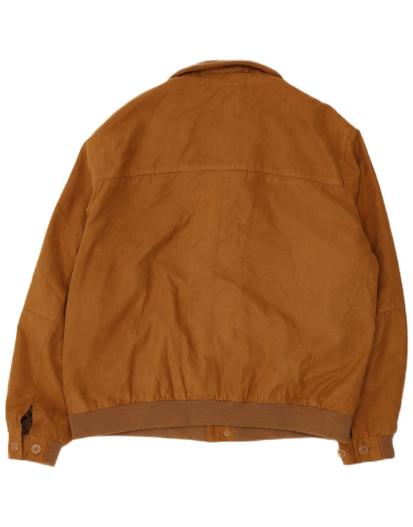 Chaqueta bomber vintage para hombre IT 54 2XL Poliéster beige