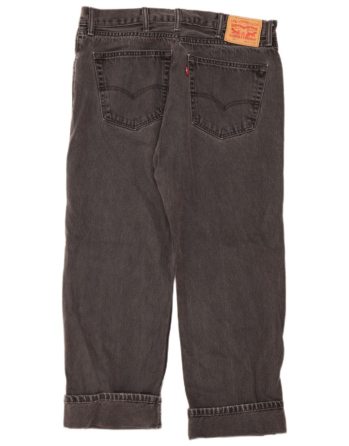 Vaqueros Levi's Mujer 505 Rectos W40 L26 Algodón Gris