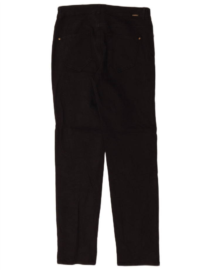 Zara Jeans Rectos Mujer EU 40 Medium W30 L30 Algodón Negro