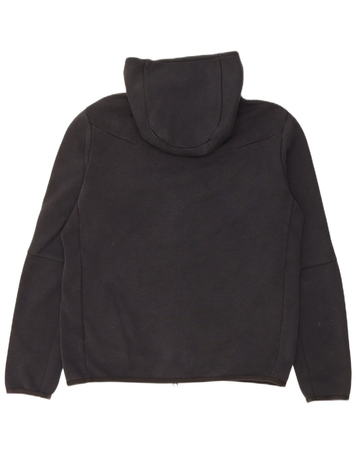 Nike - Sudadera con capucha y cremallera para hombre, tamaño mediano, algodón negro