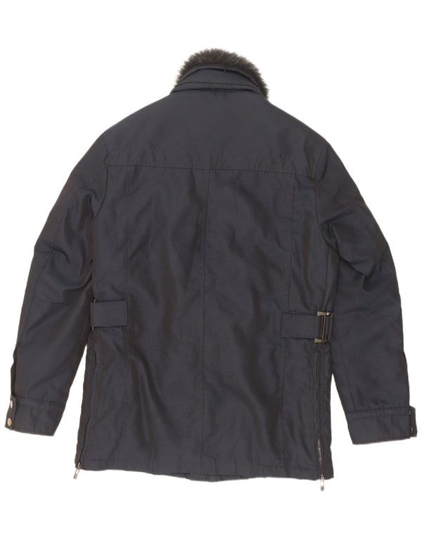 Wampum Chaqueta utilitaria para hombre UK 38 Medium Azul marino Poliéster