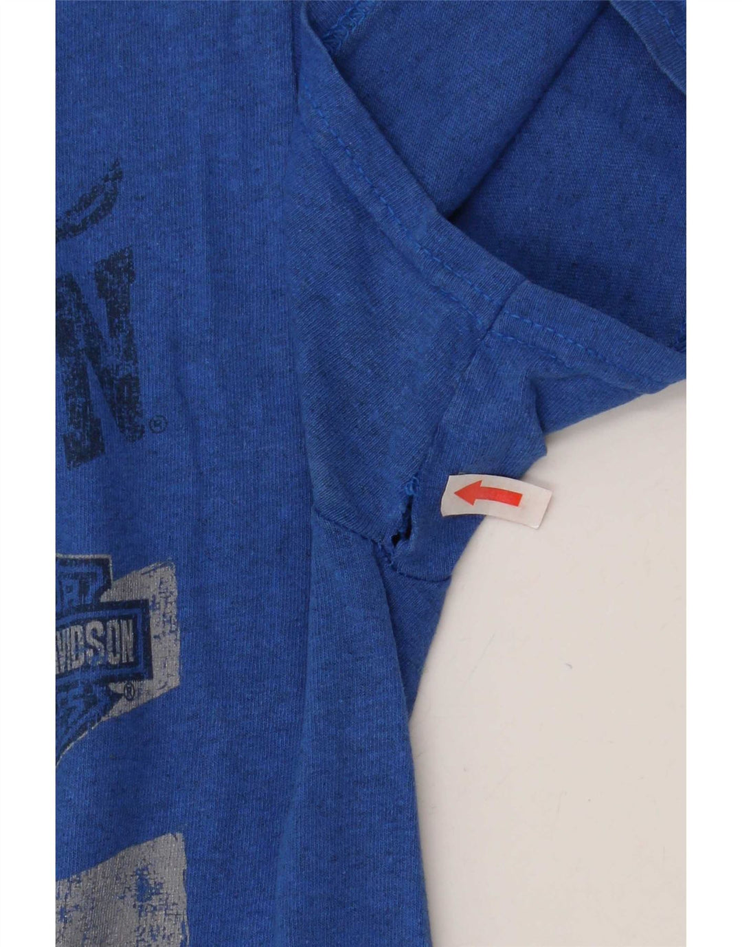 Harley Davidson - Camiseta gráfica para hombre, talla pequeña, color azul