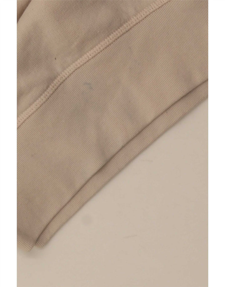 Levi's Sudadera extragrande para mujer, talla 10, algodón beige pequeño