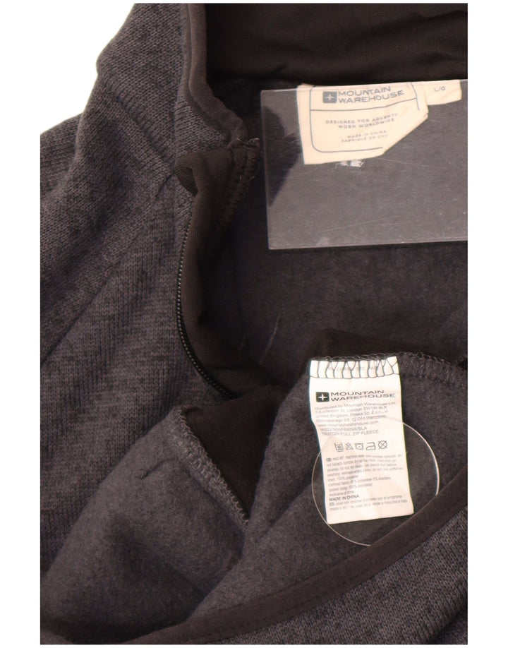 Chaqueta superior de chándal para hombre de Mountain Warehouse en bloques de color gris grande