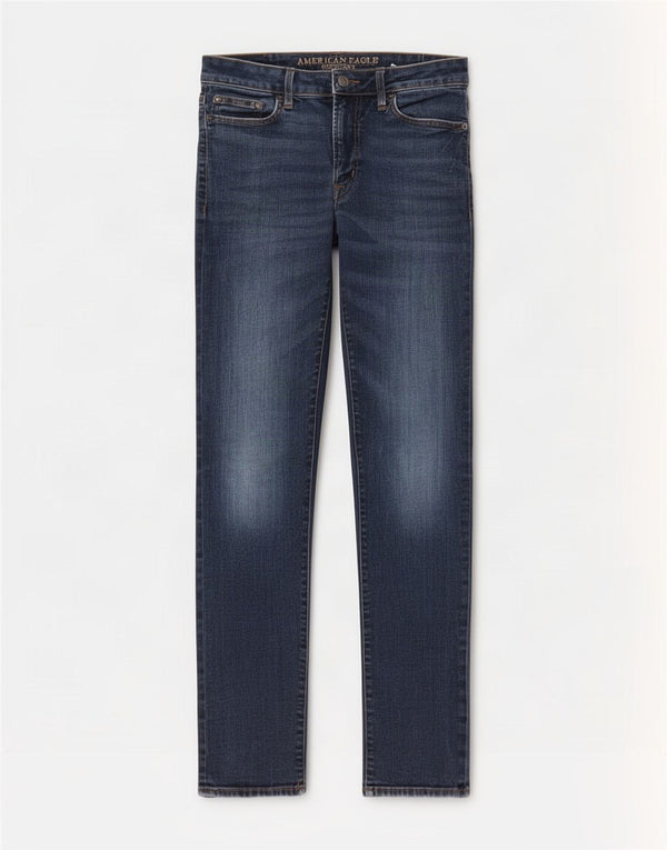 Vaqueros American Eagle Ajustados Elásticos Para Mujer W30 L31 Algodón Azul