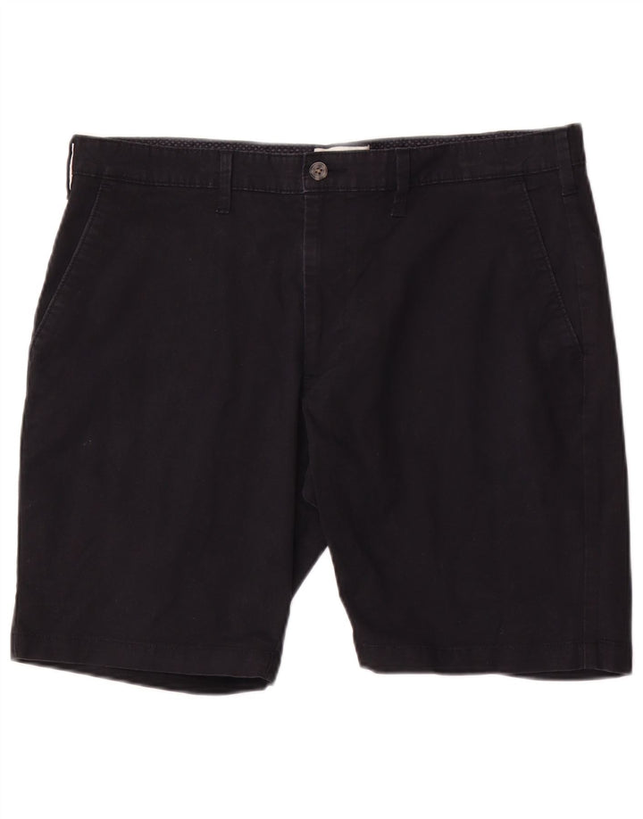 Marks & Spencer Pantalones cortos chinos para hombre W36 Grande Algodón azul marino