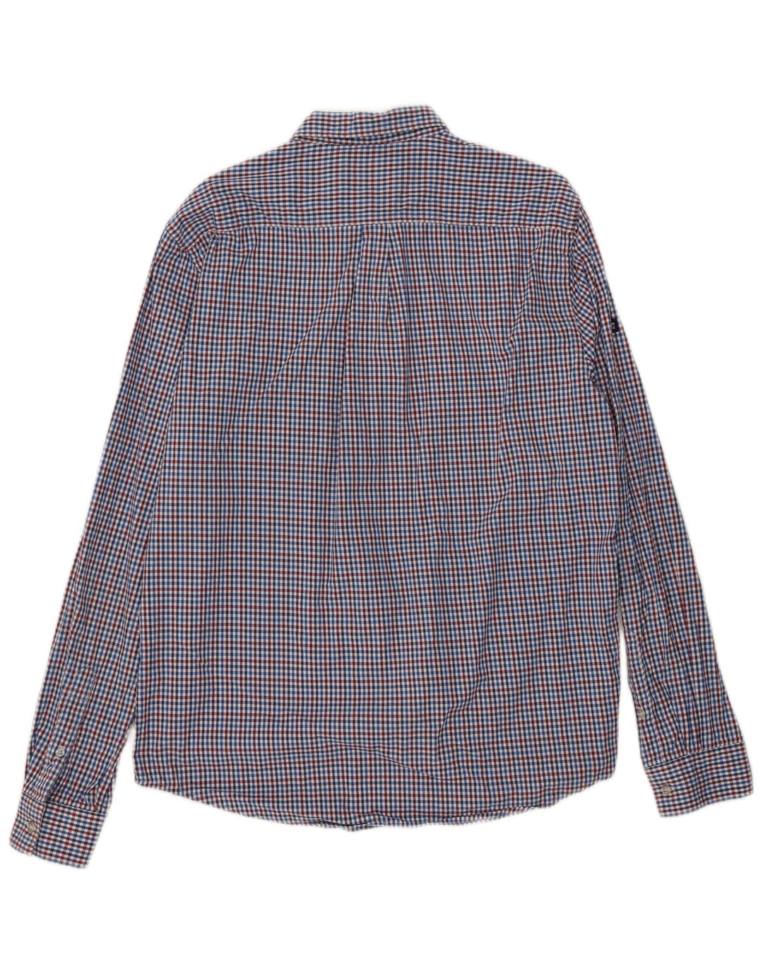 Superdry Camisa Regular Fit XL De Algodón A Cuadros Azul Para Hombre