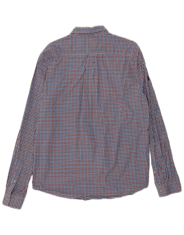 Superdry Camisa Regular Fit XL De Algodón A Cuadros Azul Para Hombre