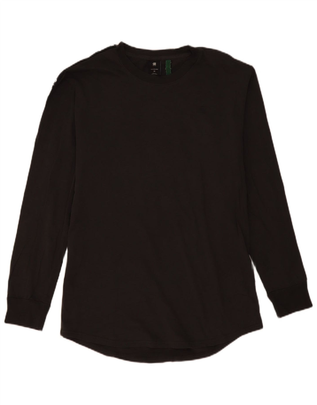 G-Star Hombre Top gráfico de manga larga con bloques de color gris medio