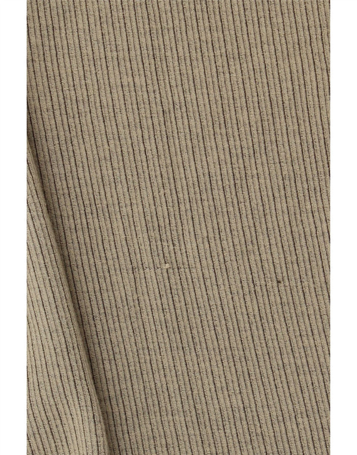Tessitore Camiseta para hombre Top Large gris a rayas