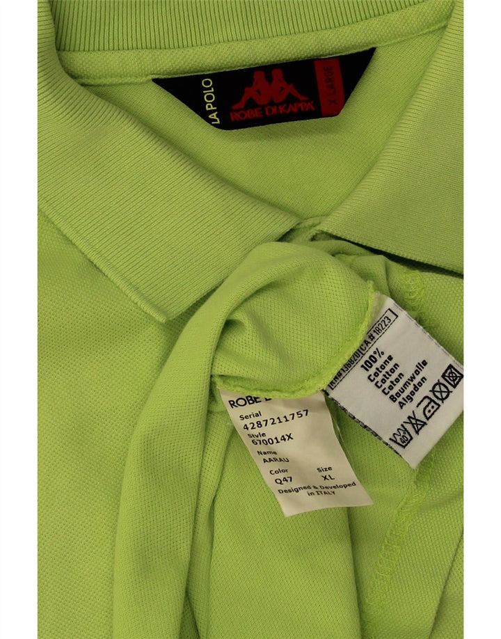 Kappa Polo Hombre XL Algodón Verde