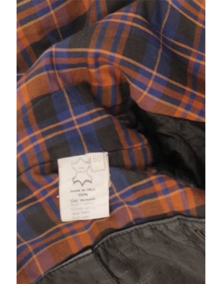 The Bridge Chaqueta de cuero para hombre IT 50 Large Black