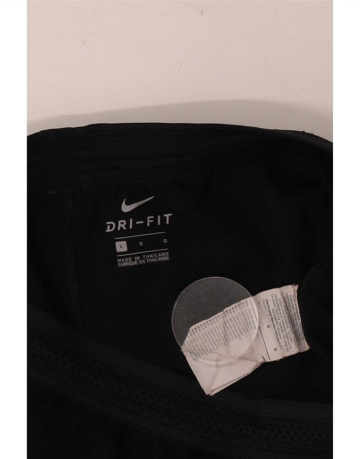 Nike Dri Fit - Pantalones cortos deportivos para hombre (poliéster), color negro