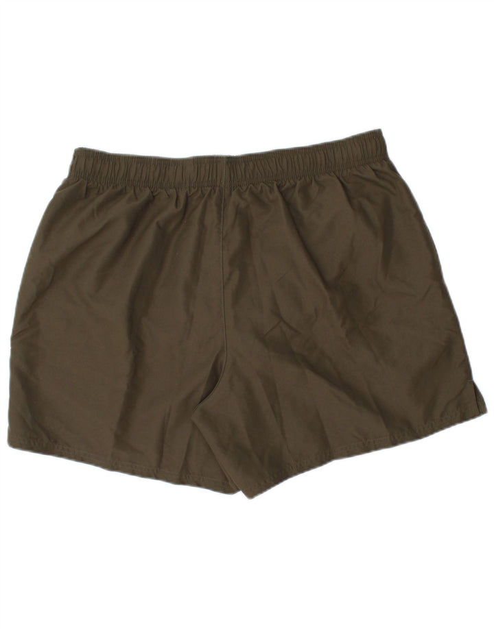 NIKE Pantalones cortos deportivos para hombre XL Caqui Poliéster