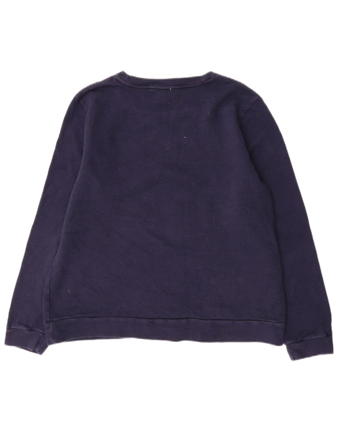 J. CREW Sudadera gráfica para mujer Jumper UK 46 Grande Azul marino Algodón