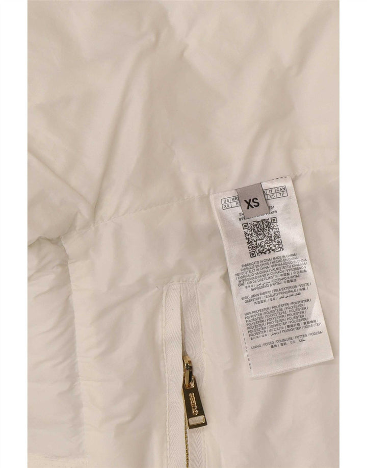Guess Chaqueta acolchada para mujer UK 6 XS Poliéster con lunares blancos