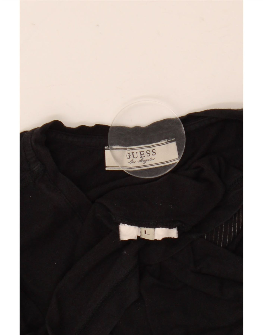 Guess - Camiseta gráfica para hombre, talla grande, color negro