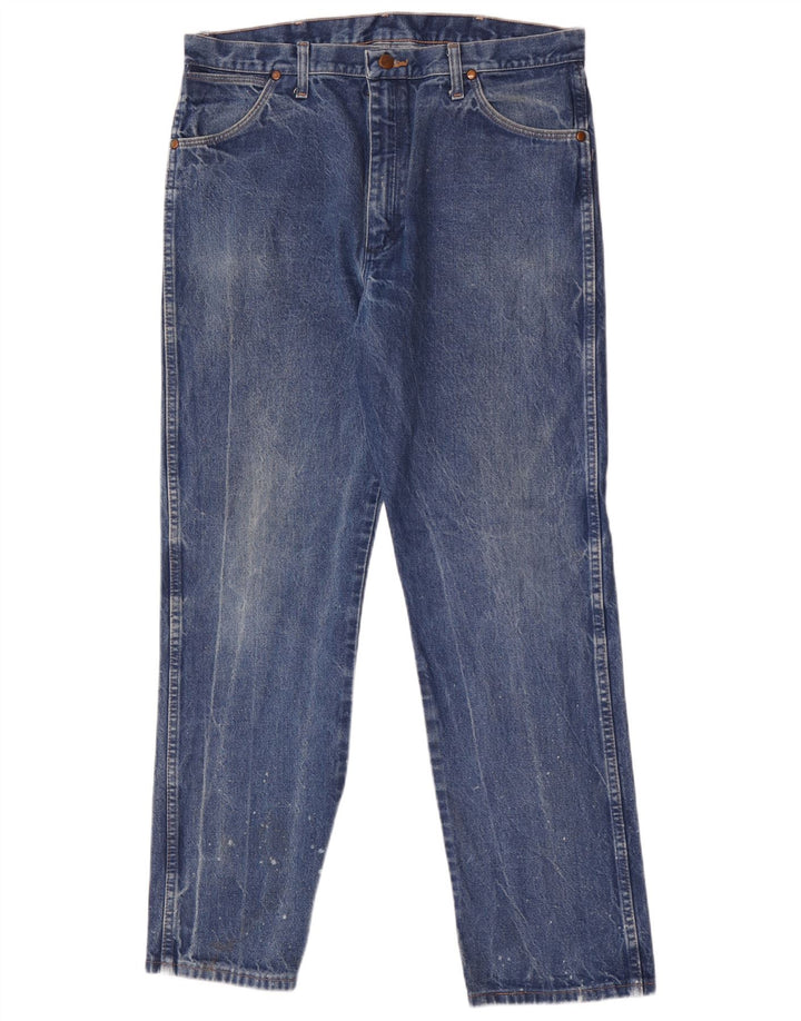 Vaqueros Wrangler Hombre Rectos W36 L32 Algodón Azul