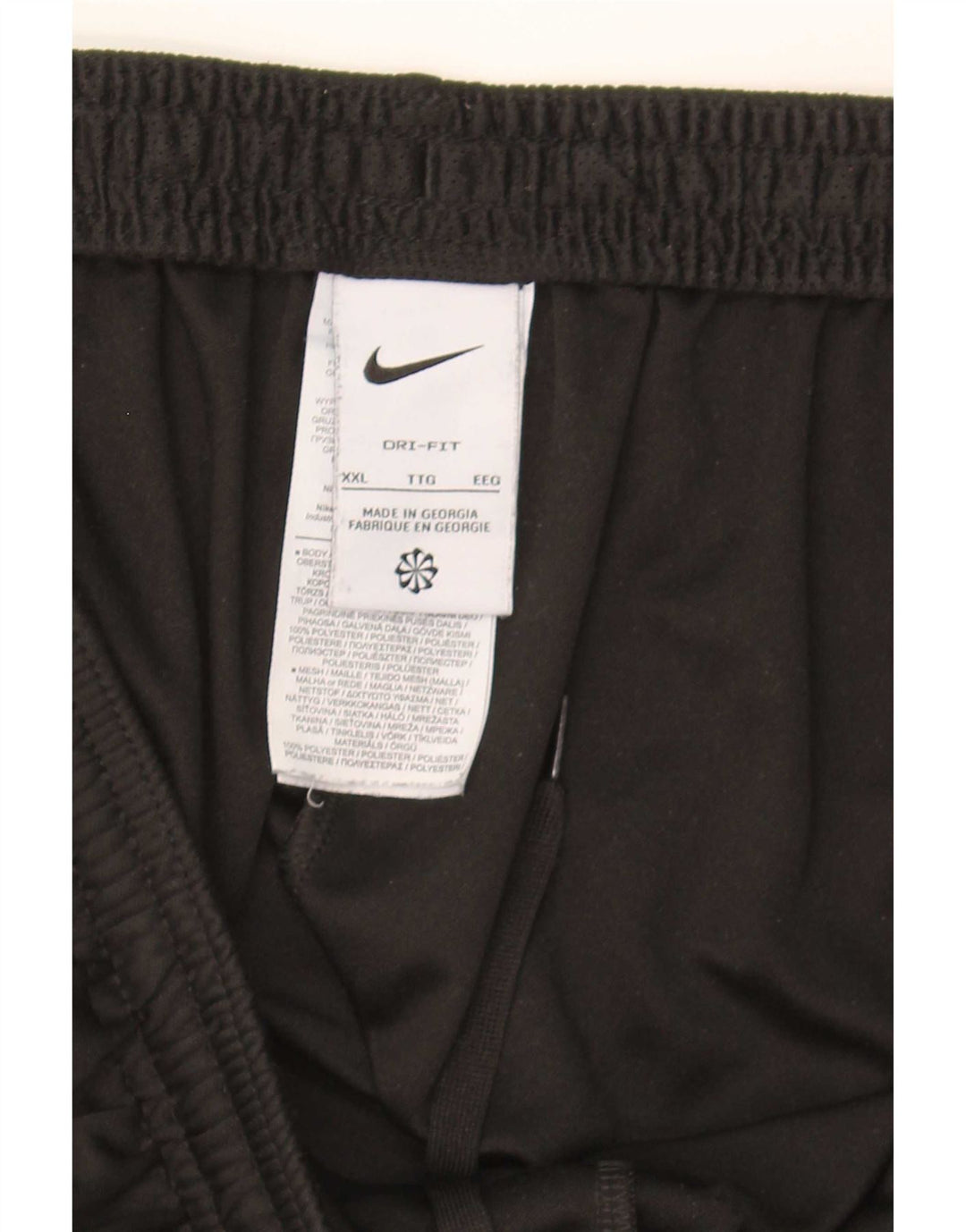 Nike Dri Fit - Pantalón de chándal para hombre, talla 2XL, color negro, poliéster