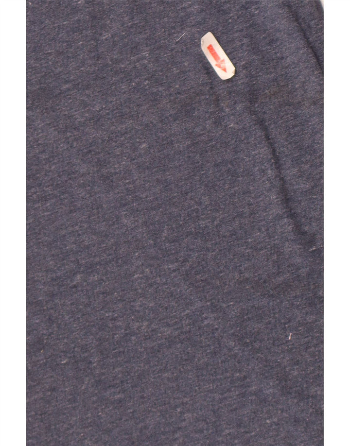 Camiseta Superdry Hombre Top Medium Azul Marino Algodón