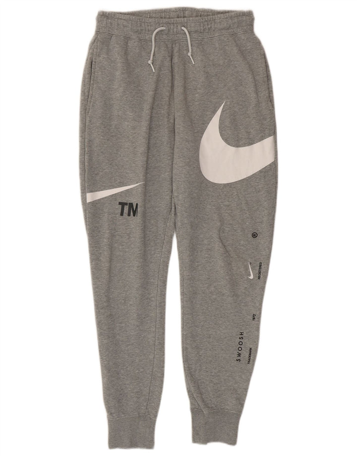 Nike Hombre Graphic Chándal Pantalones Joggers Pequeño Algodón Gris