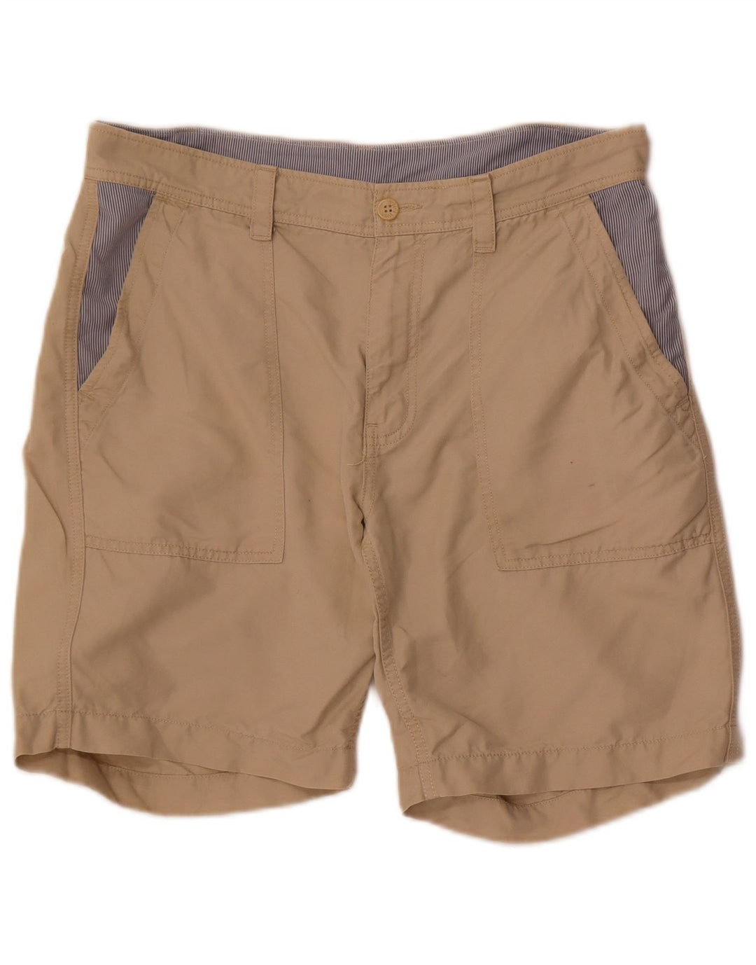 Gant Shorts Cargo W33 Medium Beige Colorblock Linen