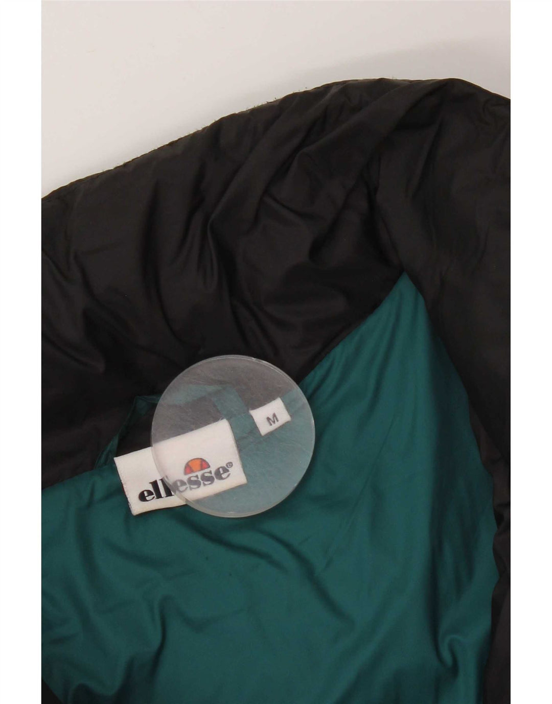 Ellesse Chaqueta acolchada para hombre ES 38 Nylon color block azul mediano