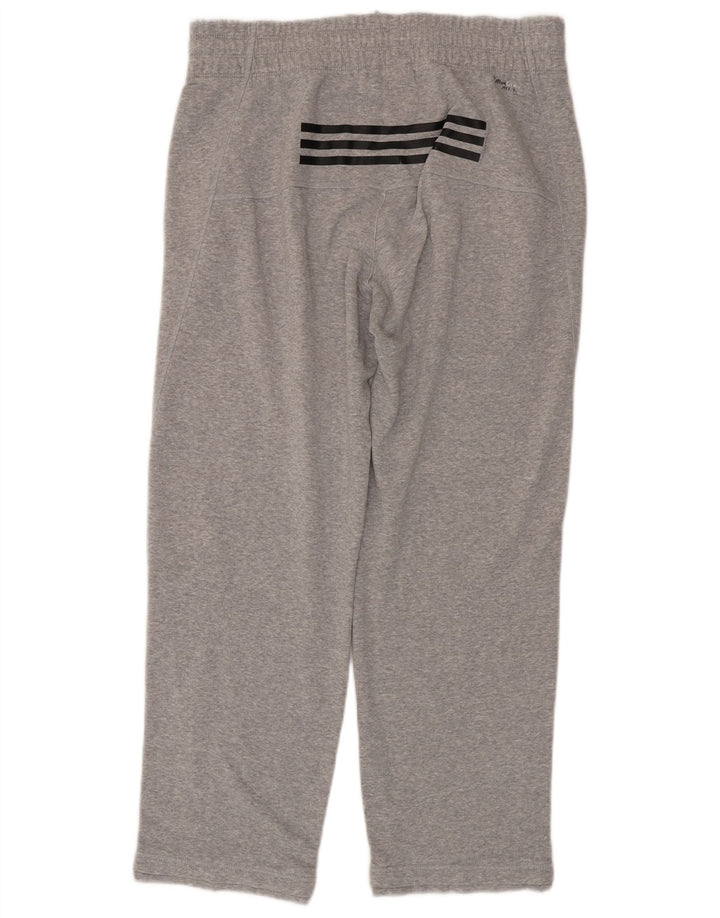 Adidas Hombre Climalite Pantalones De Chándal Gris Medio Algodón