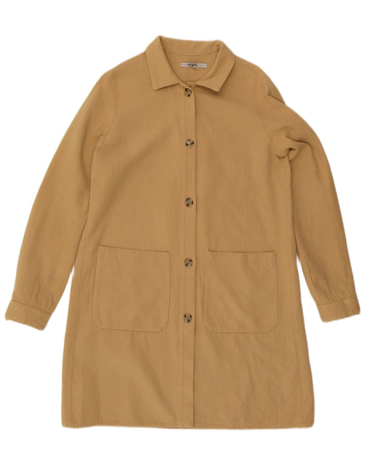 Zara Mujer Abrigo Extragrande UK 6 XS Beige