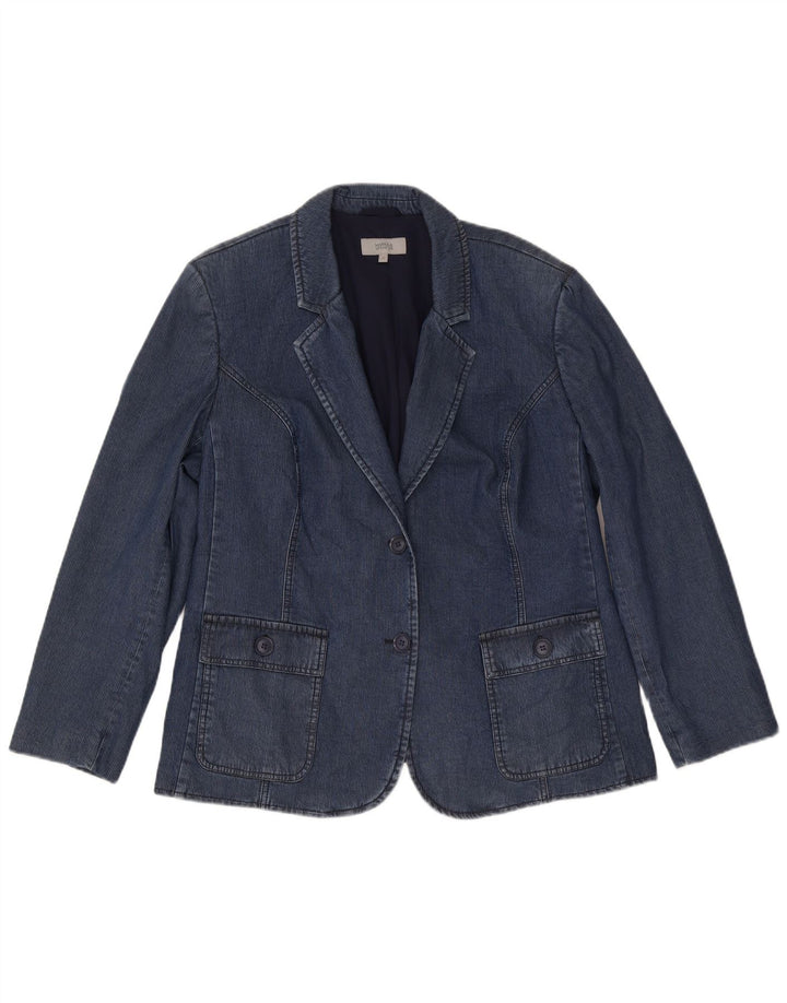 Marks & Spencer Chaqueta tipo blazer de 2 botones para mujer UK 22 3XL Azul marino Lyocell